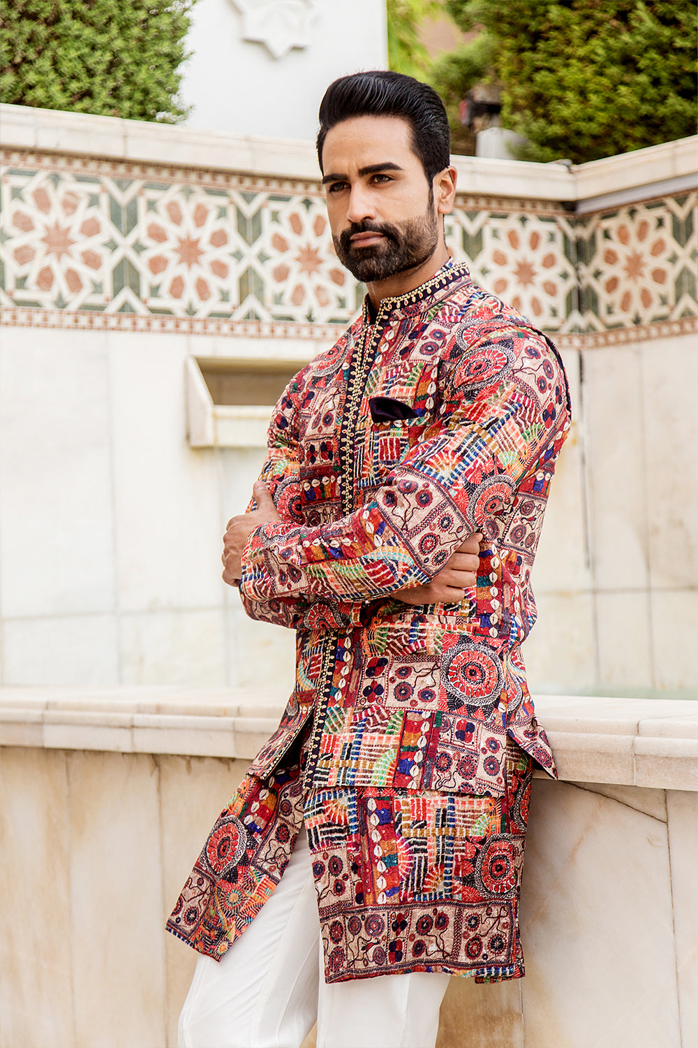 nehru jacket with western wear