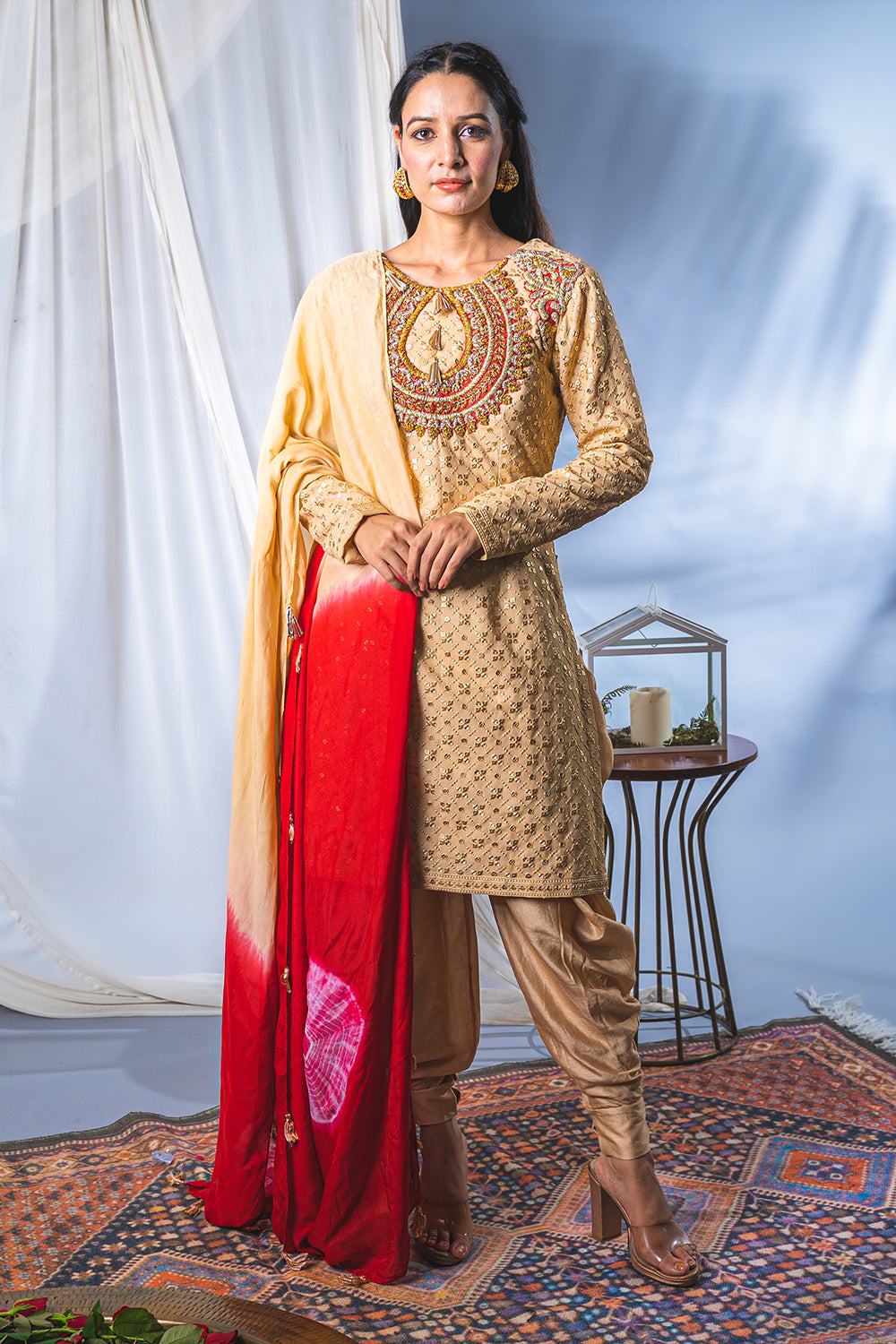 Embroidered Suit Set