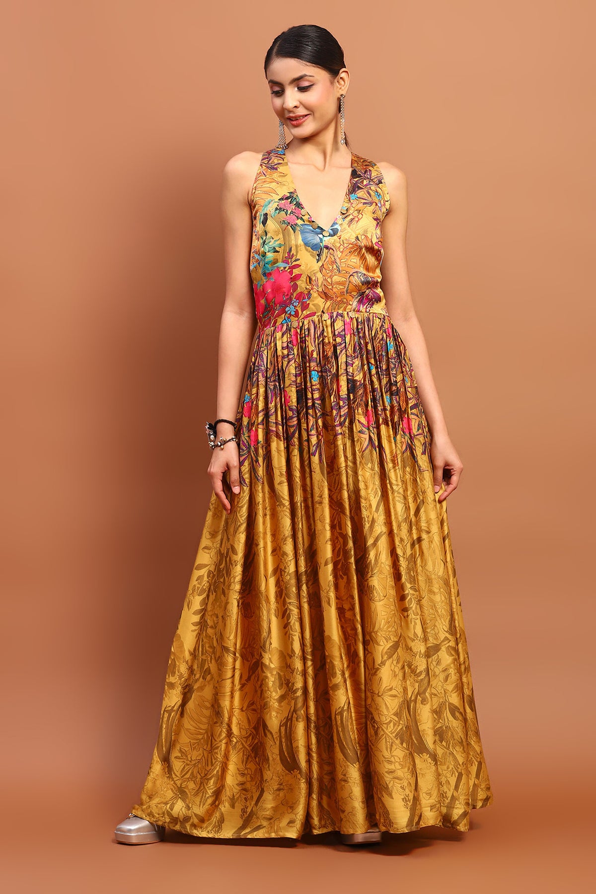 Floral One-Piece Dress
