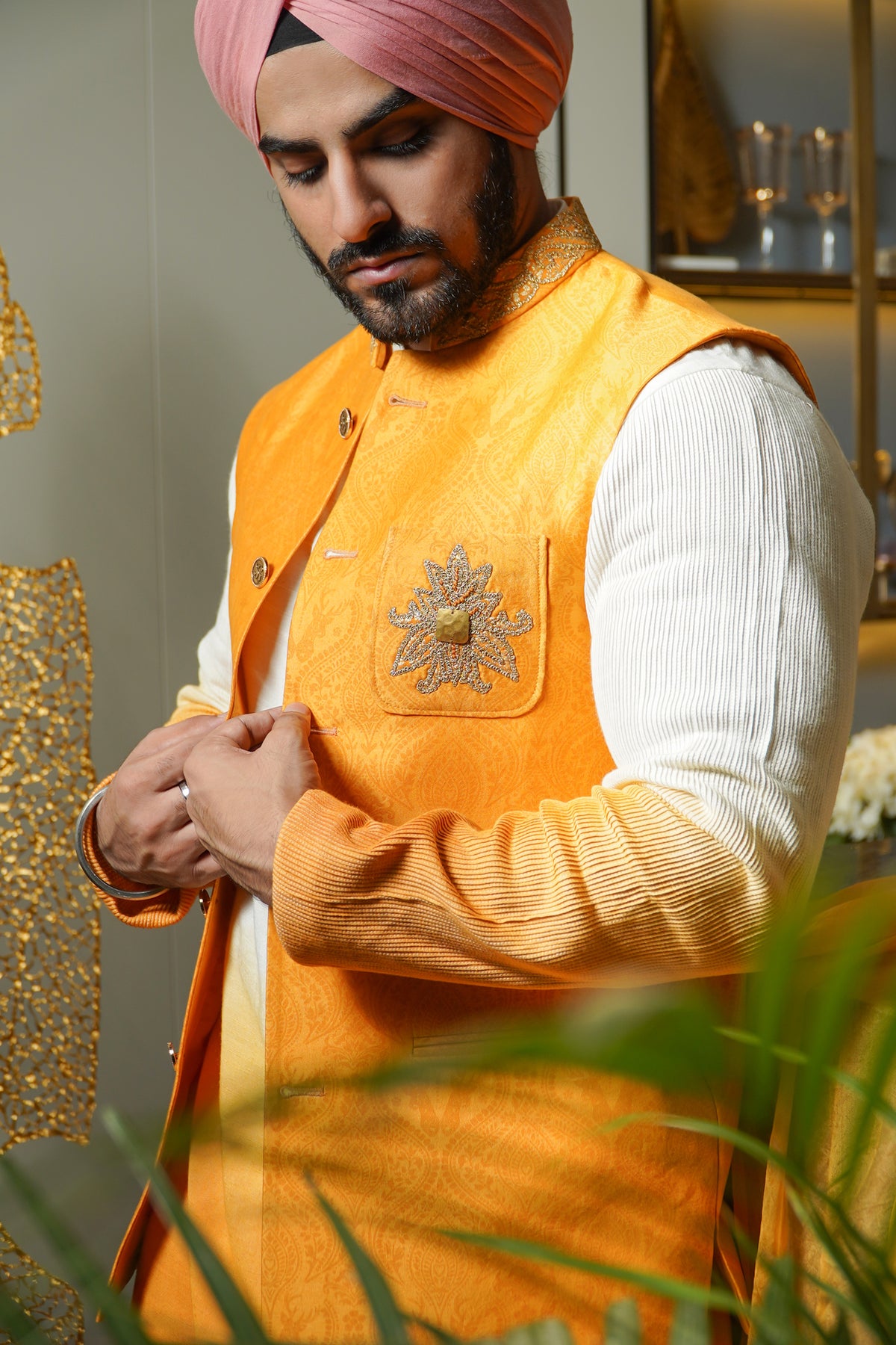 Kurta Jacket Set