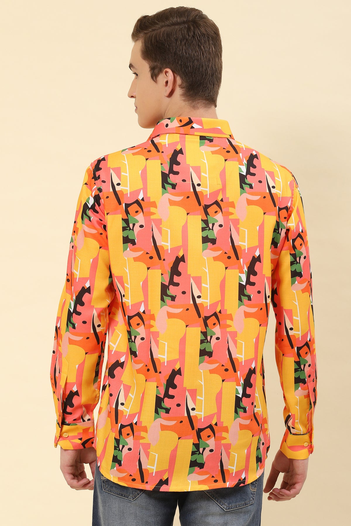 Printed Multi Coloured Beach Wear Shirt