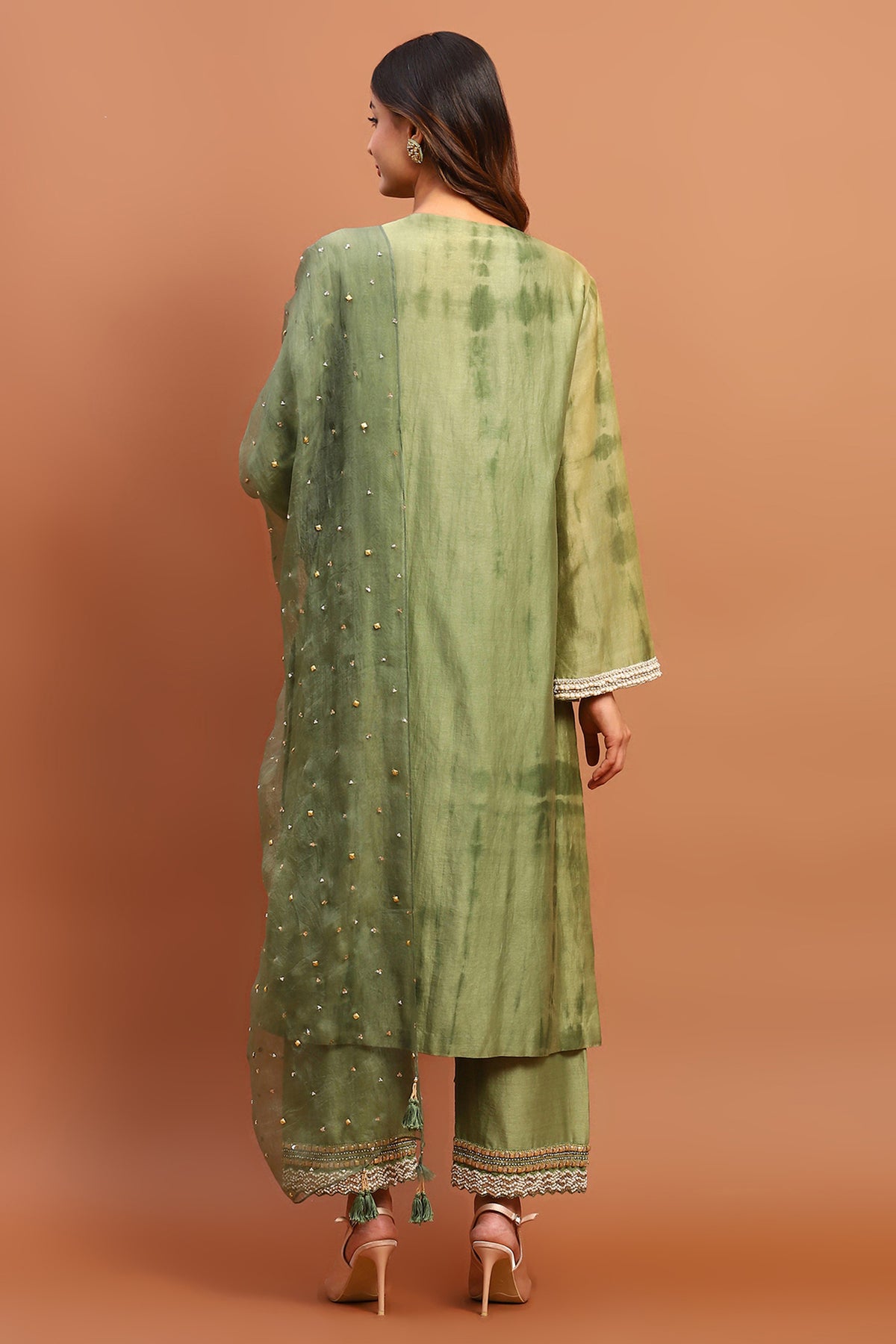 Pakistani Tye N Dye Suit Set